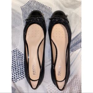 NWOT Geox Patent Leather Ballerina Flats